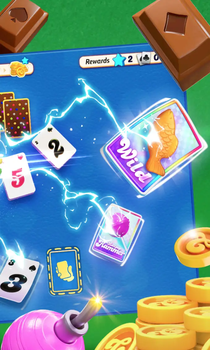 Candy Crush Solitaire gameplay screenshot